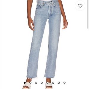Lana mid rise AGOLDE jeans.